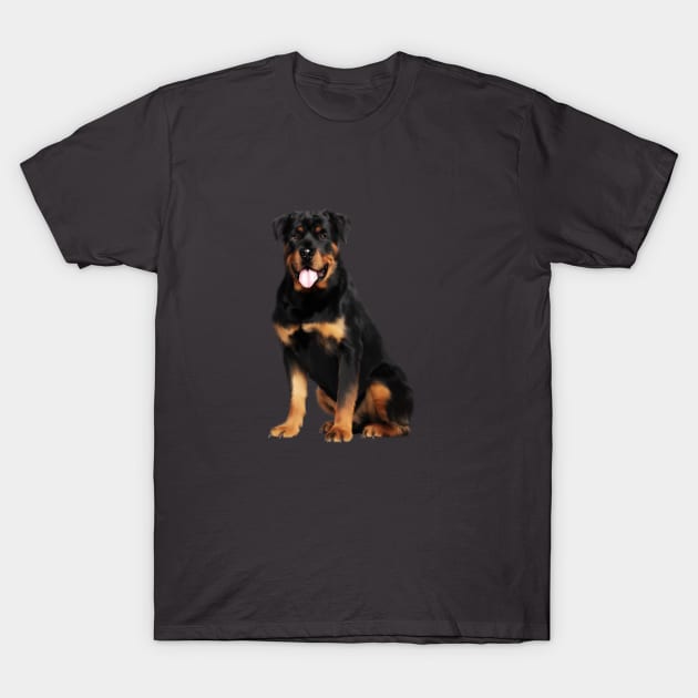 Rottweiler Dog, Dog Lover T-Shirt by dukito